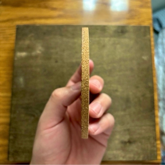 BTS Logo Laser Engraved Cork Coaster #5 - Picture 5 of 5